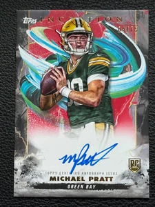 2024 Topps Inception Michael Pratt Auto Rc Red 4/75 RA-MP - Picture 1 of 2