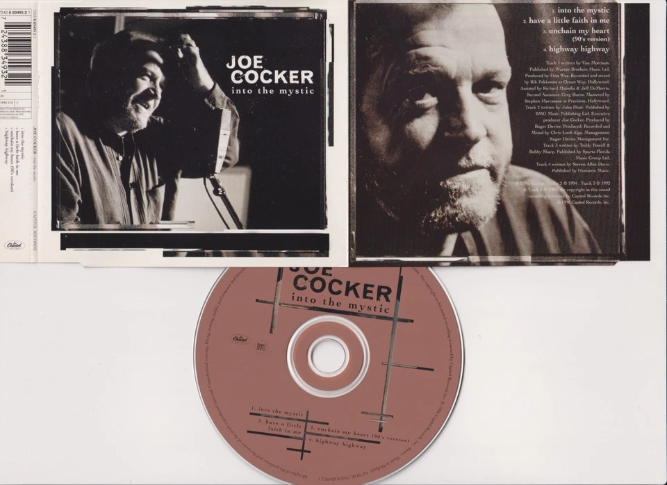 Joe Cocker – Into The Mystic - 4 Track Maxi CD 1996  Capitol Records - Bild 1 von 1