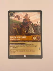 QUEEN OF HEARTS Wonderland Empress Disney Lorcana Into the Inklands 20/204 - Picture 1 of 2