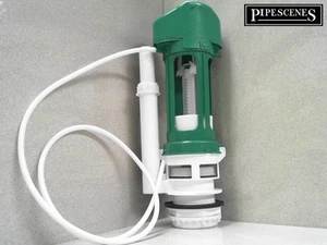 TD Green Toilet Flush Valve Pneumatic Air Push Toilet Syphon Single Flush - Picture 1 of 5