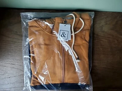 NWT Ampersand Ave Womens Half Zip Brown Black Single Hood Sweatshirt Hoodie 3XL - Image 1 of 4