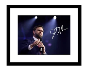 JD Vance 8x10 Signed photo print Trump Vice President make America Great Again - Picture 1 of 2
