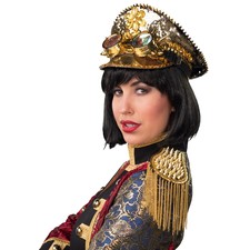 Spallacci Spikes Parti Spalla Steampunk Spalline Borchie Oro-Nero
