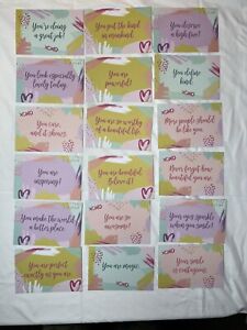 18 Inspirational Sayings Cards Blank Backsides 6"x4"