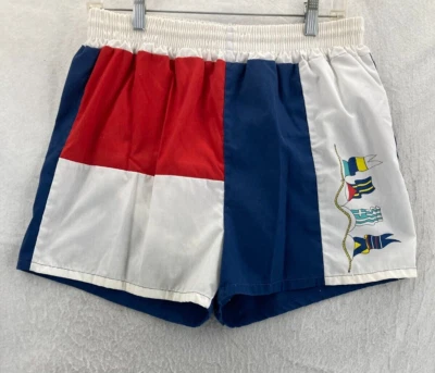 Vintage weekender sport trunks men's large Sailing Flags - Image 1 of 4