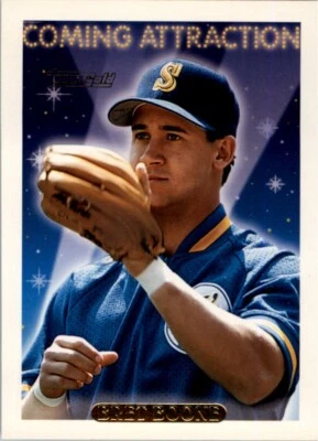 1993 Topps Gold Parallel #808 Bret Boone Seattle Mariners - Image 1 of 2