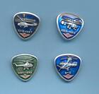 Ussr Helicopters.4 Badges.Size 2.3 X 2.3Cms