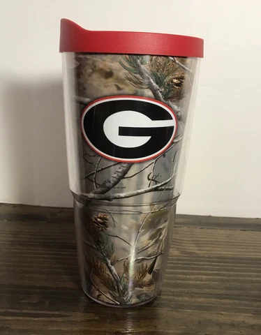 Tervis Tumbler SEC University Of Georgia Bulldogs & Realtree Camo 24oz With Lid Cover