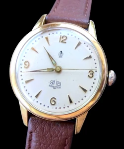 Glashütte GUB Kal.28 A. Lange & Söhne Güteuhr Q1 Vintage Herren Armbanduhr 1950 - Bild 1 von 12