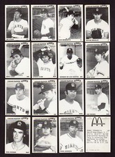 1975 CEDAR RAPIDS GIANTS complete 32 cards set TCMA 1975 | Midwest League~Giants