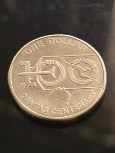 2020 $1 Dollar Australian Coin - QANTAS Circulated RARE! - Picture 1 of 3