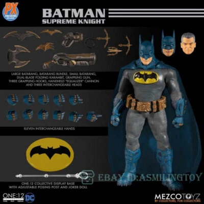Mezco Toyz OCT198587 Caballero Supremo Batman Versión Azul 1/12 PX Edición Limitada  Foto 1 de 4