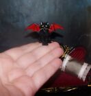 Made to order VAMPIRE BAT BLACK CAT ooak 1:12 Miniature Dollhouse handmade IGMA