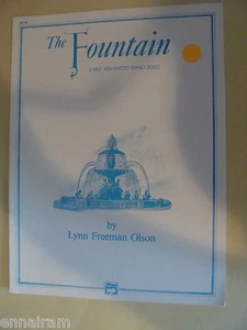The Fountain Lynn Freeman Olson 1987 solo de piano avanzado temprano - Imagen 1 de 1