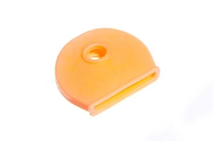 Neuf 10 X Capuchon de Clé Identification Housses Coloré Orange - Onestopdiy - HD - Bild 1 von 1