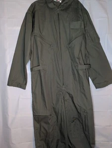 ROTHCO Flight Suit Intermediate Men Sz L Military Green Airplane Jump - Picture 1 of 14