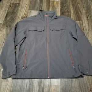 LL Bean Jacket Size Large All-Terrain Soft Shell Full Zip Wind &Water Repellant - Picture 1 of 17
