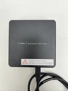 Belkin USB C Doble Pantalla Dock DisplayLink INC002 Cable USB-C Incluido Ref: D12 - Imagen 1 de 7