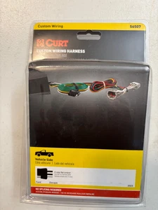 CURT Custom T-Connector Wiring Harness Kit 4-Way Flat for Ford Escape 56507 - Picture 1 of 3