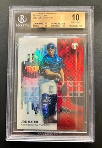 2002 TOPPS PRISTINE ( HOF 2024) BGS 10 #152- Joe Mauer PR: /799 - Picture 1 of 2