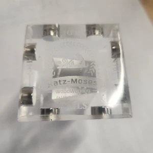 8:1 Clear Urethane Katz-Moses Magnetic Dovetail Jig and 90 Degree Crosscut Guide - Picture 1 of 10