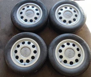 Original Audi Alufelgen 15 zoll 8L0601025E mit Conti Allwetterreifen 195/65/15 - Bild 1 von 7