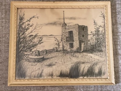 Винтажный рисунок углем от Ed Morrill, G. I. Joe & Transformers с автографом дизайнера - Изображение 1 из 4