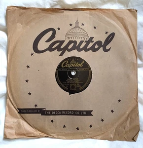 NELLIE LUTCHER Sleepy Lagoon / The Song Is Ended UK Capitol 78 jazz piano record - Picture 1 of 3