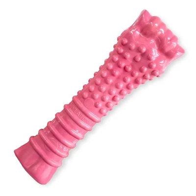 Juguete para masticar huesos fémur concientización sobre el cáncer de mama Nylabone PowerChew X-grande - ROSA Foto 1 de 4