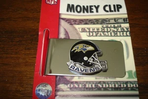 Baltimore Ravens Edelstahl Geldklammer NFL Football. - Bild 1 von 1
