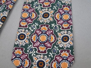 Vintage Polo Ralph Lauren Seidenkrawatte persisches Medaillon handgefertigt Heritage Ivy - Bild 1 von 5