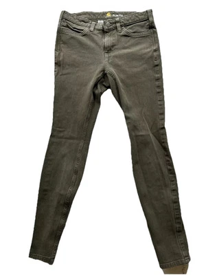 Pantalones de trabajo Carhartt 104214-217 sarga de mezclilla elásticos para mujer talla 2R calce ajustado” Foto 1 de 4