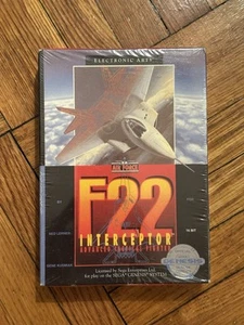 New Sealed EA Air Force F22 Interceptor Advanced Tactical Fighter Sega Genesis - Picture 1 of 24