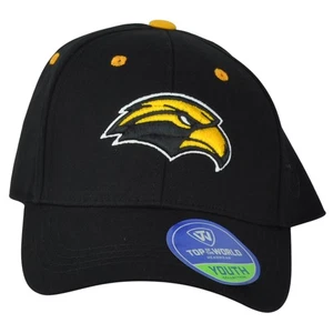 NCAA TOW Southern Miss Águilas Doradas Pequeño Negro Bebé Infantil Niños Sombrero Gorra - Imagen 1 de 4