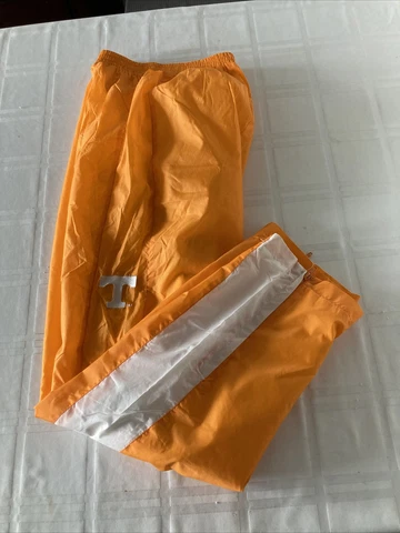 Adidas University Tennessee Vols Women’s Sz 14/16 Lined Zip Ankle Nylon Pants Cover