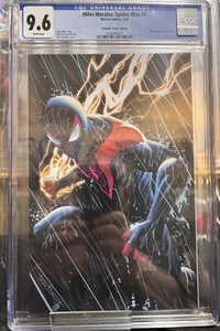 MILES MORALES:SPIDER-MAN #4 TYLER KIRKHAM VIRGIN CGC 9.6 - Picture 1 of 2