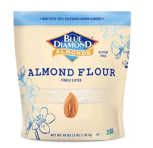 Blue Diamond Almonds Almond Flour, Gluten Free, Blanched, Finely Sifted, 48 oz - Picture 1 of 11