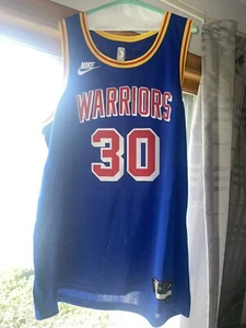 Steph Curry Golden State Warriors #30 Nike Hardwood Classics Swingman Jersey2021 - Picture 1 of 9