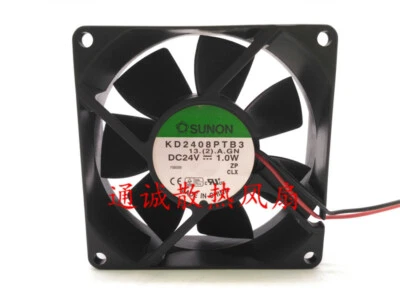 SUNON KD2408PTB3 24V 1.0W 8CM 8025 silent inverter fan - Image 1 of 4