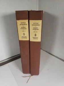 Little Journeys Elbert Hubbard Vol 5/6 English Authors/Eminent Artist Roycrafers - Picture 1 of 11