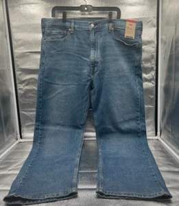 Men's Levi's 505 Jeans Men Sz 40x32 Blue Regular Fit Stretch NWT - Picture 1 of 5