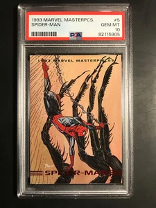 PSA 10 - #5 Spider-Man 1993 Marvel Masterpieces Gem Mint - Picture 1 of 2