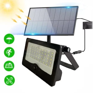 45 LED Fluter Lámpara Solar Lámpara Solar con Detector de Movimiento Exterior Jardín Foco - Imagen 1 de 10