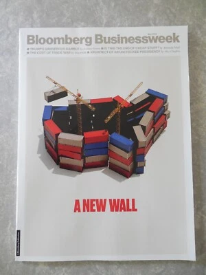 BLOOMBERG BUSINESS WEEK Magazine, MAY 2025, TRUMP'S DANGEROUS GAMBLE, A NEW WALL - Image 1 of 3