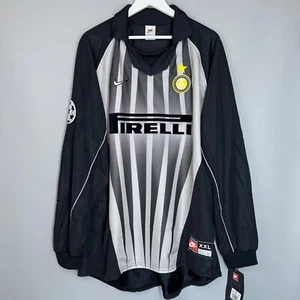 BNWT INTER MILAN INTERNAZIONALE 1998 199 GOALKEEPER JERSEY SHIRT NIKE 1 PAGLIUCA - Picture 1 of 10