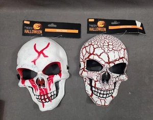 2 Creepy Skeleton 💀 Masks - Picture 1 of 1