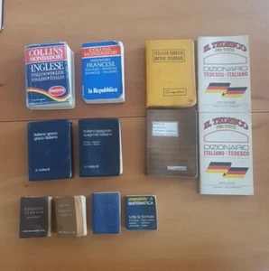 Lotto 12 Bigini e vocabolari Tascabili Vintage Anni 70-80 - Foto 1 di 5