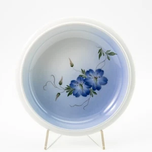 SVUOTATASCHE POSACENERE PIATTO PORCELLANA ROYAL COPENHAGEN CON CONVOLVOLO CM 18 - Picture 1 of 3