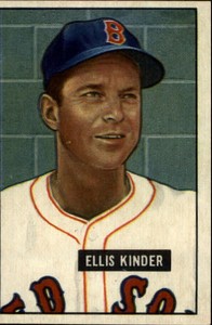 1951 Bowman Baseball Card #128 Ellis Kinder - VG-EX