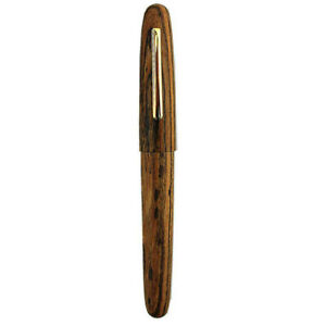 Vintage Jinhao9056 Wood Golden Clip Fountain Pen  Fine F Nib 0.5mm Writing Gift